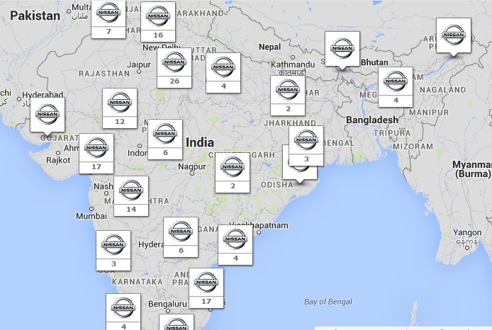 Marketing mix of Nissan - Distribution