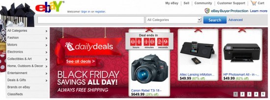 Ebay marketing mix