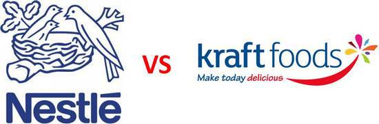 Nestle vs Kraft FMCG rivals