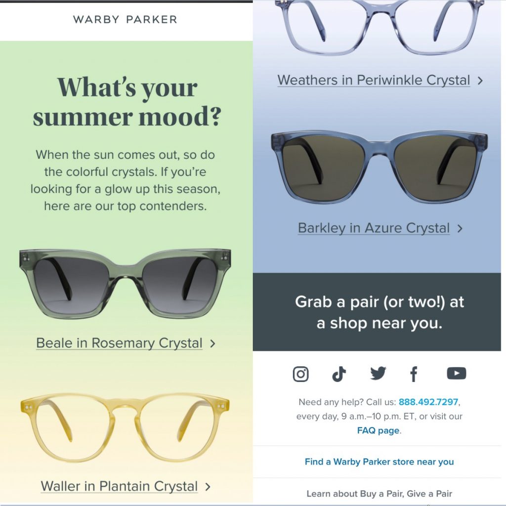 Warby Parker's Email Marketing