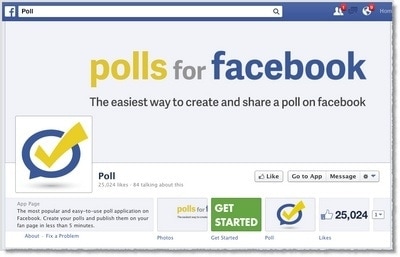 Facebook polls for primary data collection