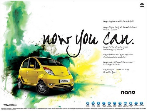 Promotions in the Marketing mix of Tata Nano