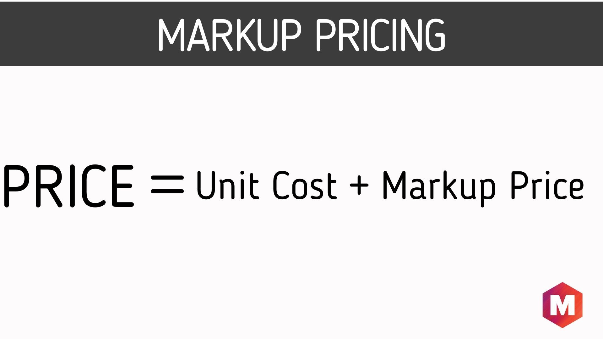 Markup Pricing