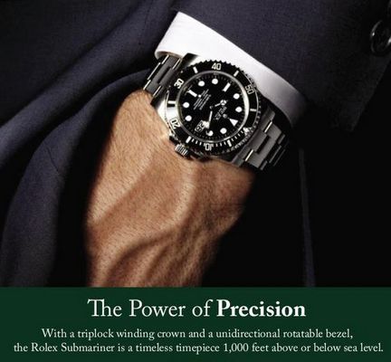 Rolex - choose a market segment