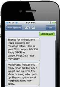 SMS marketing