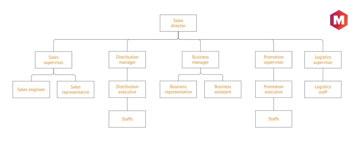 Sales Organization Structure Chart