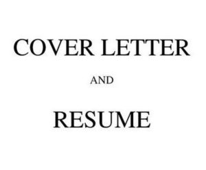 Cover Letter with Resume - 3