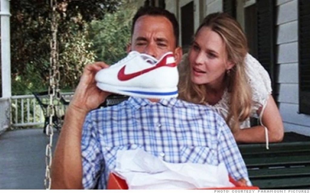 Nike in Forrest Gump