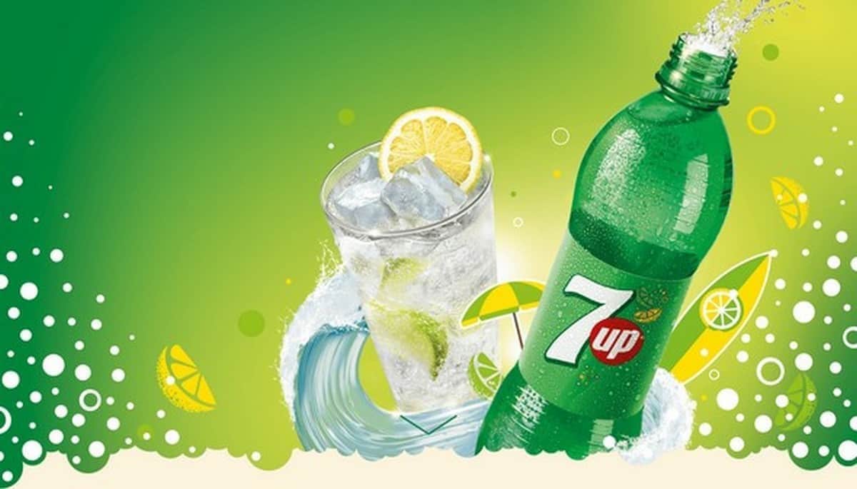 presentation of 7up