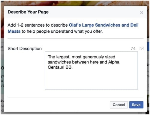Facebook Business Page - 2