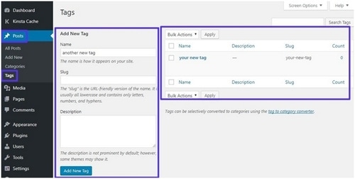 WordPress Tags - 2