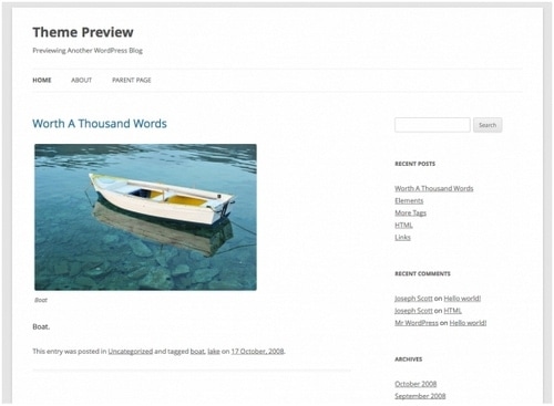 WordPress themes - 1