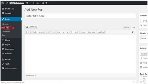 Publish a Blog - 1