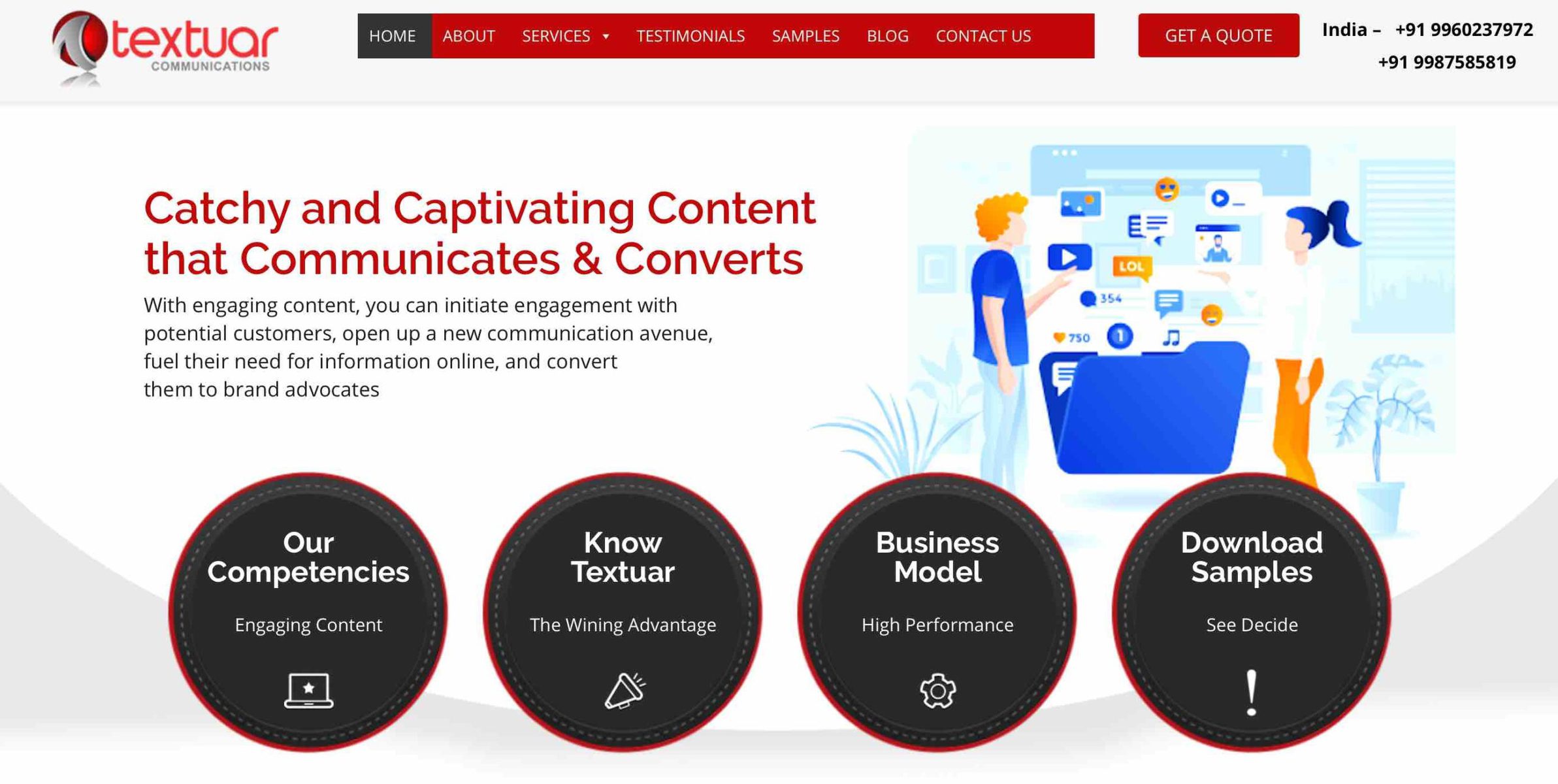 content writing services market