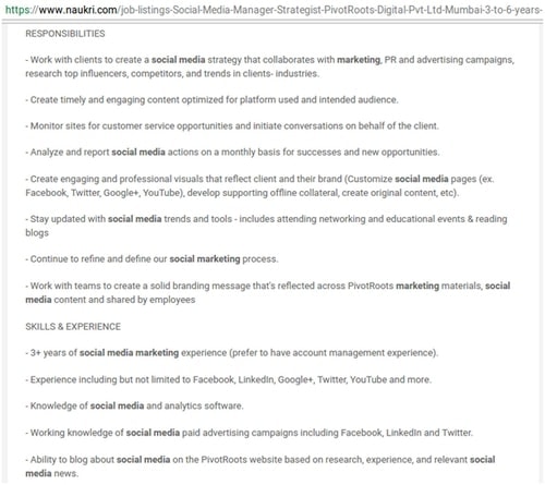 Social Media Consultant - 2