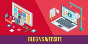 Difference between blog and website - 2
