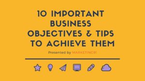 Important Business Objectives - 3