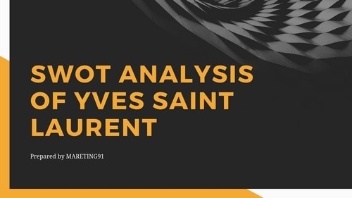 SWOT Analysis of Saint Laurent - 1