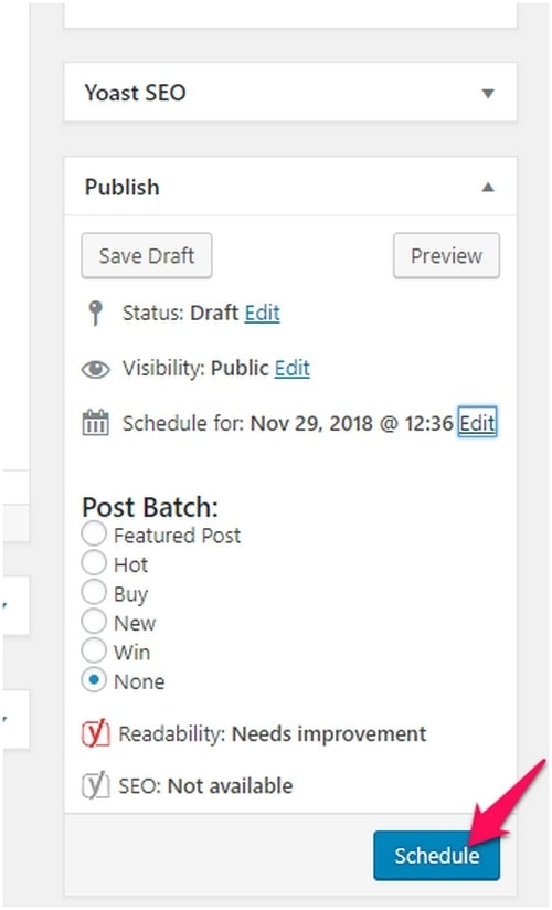 Schedule Posts - 3