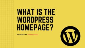 WordPress Homepage