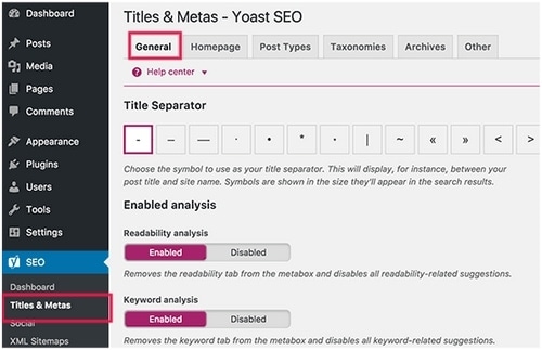 Yoast SEO plugin - 5