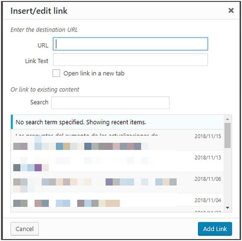 add Links to WordPress Blog - 2