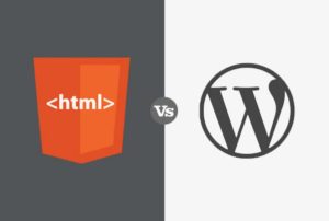 difference between wordpress and html - 5