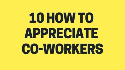 Appreciate Co-workers - 2