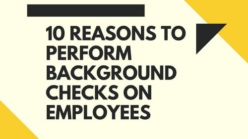 Reasons to perform background checks on employees - 2