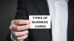 Types of Business Cards - 4