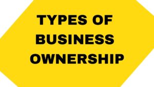 Types of Business Ownerships - 2