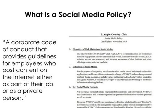 social media policy - 1