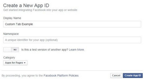 Facebook Page Tab - 6