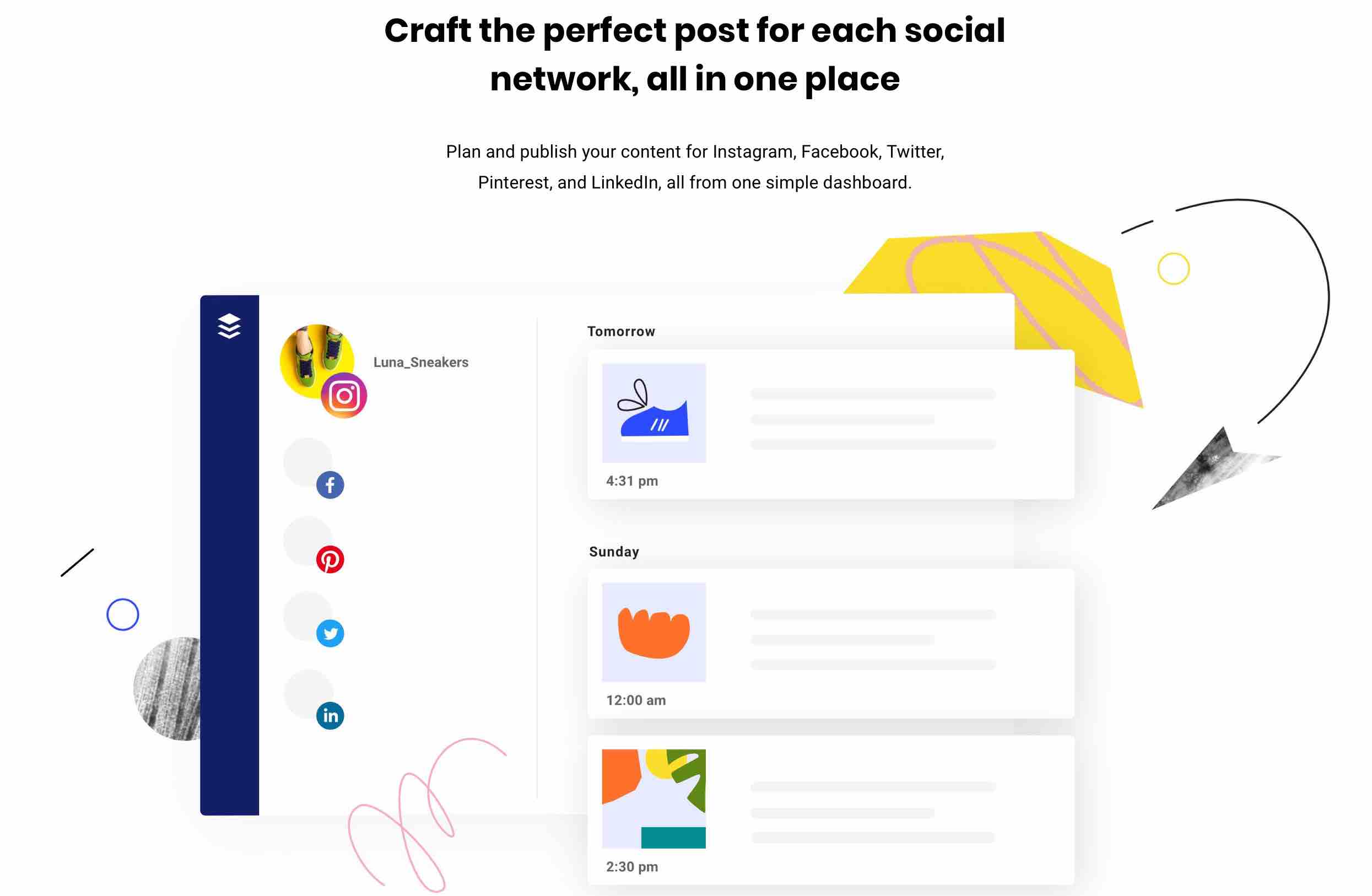 Build your audience and grow your brand on social media scheduling tool