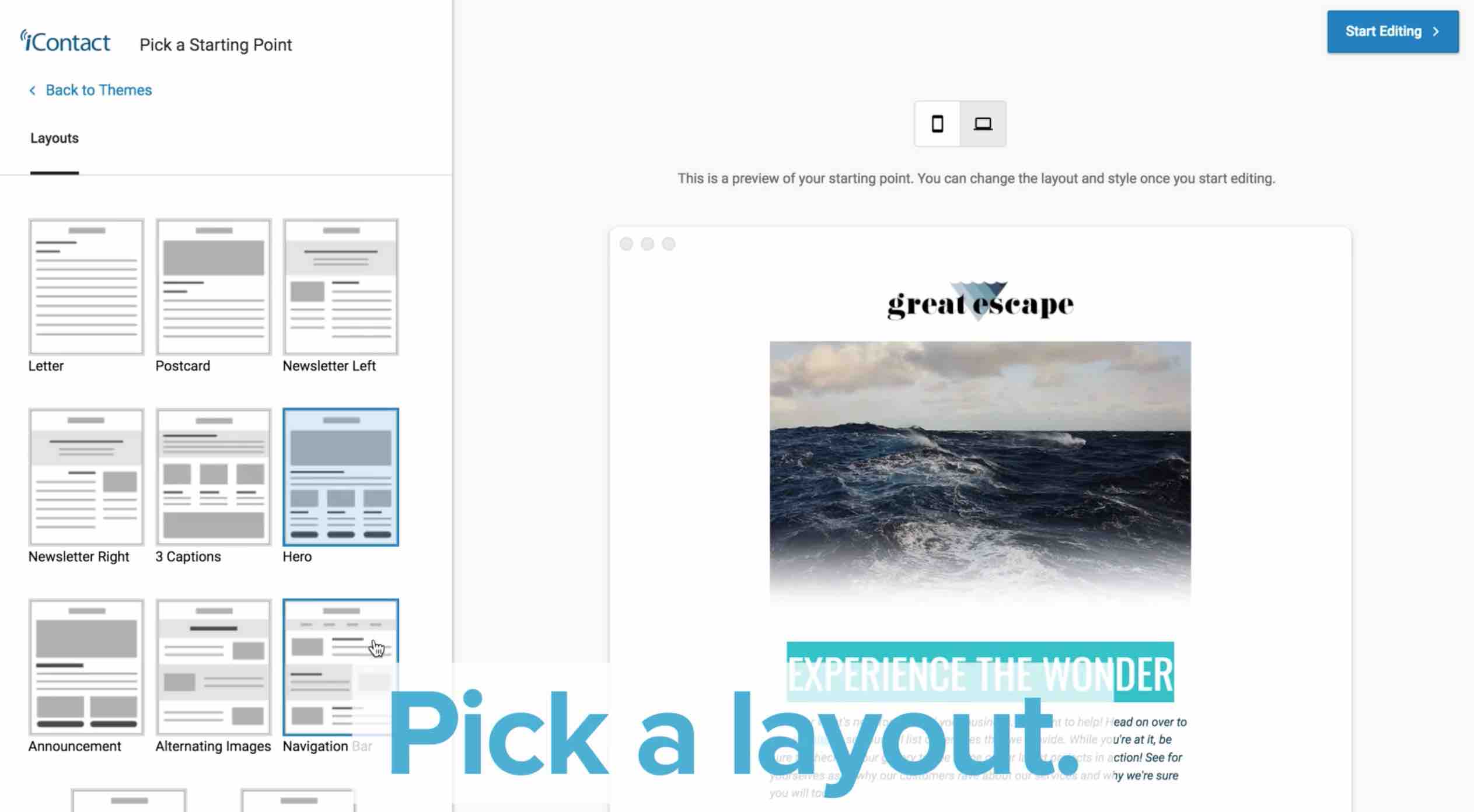 Upgrade your emails, with iContact PRO