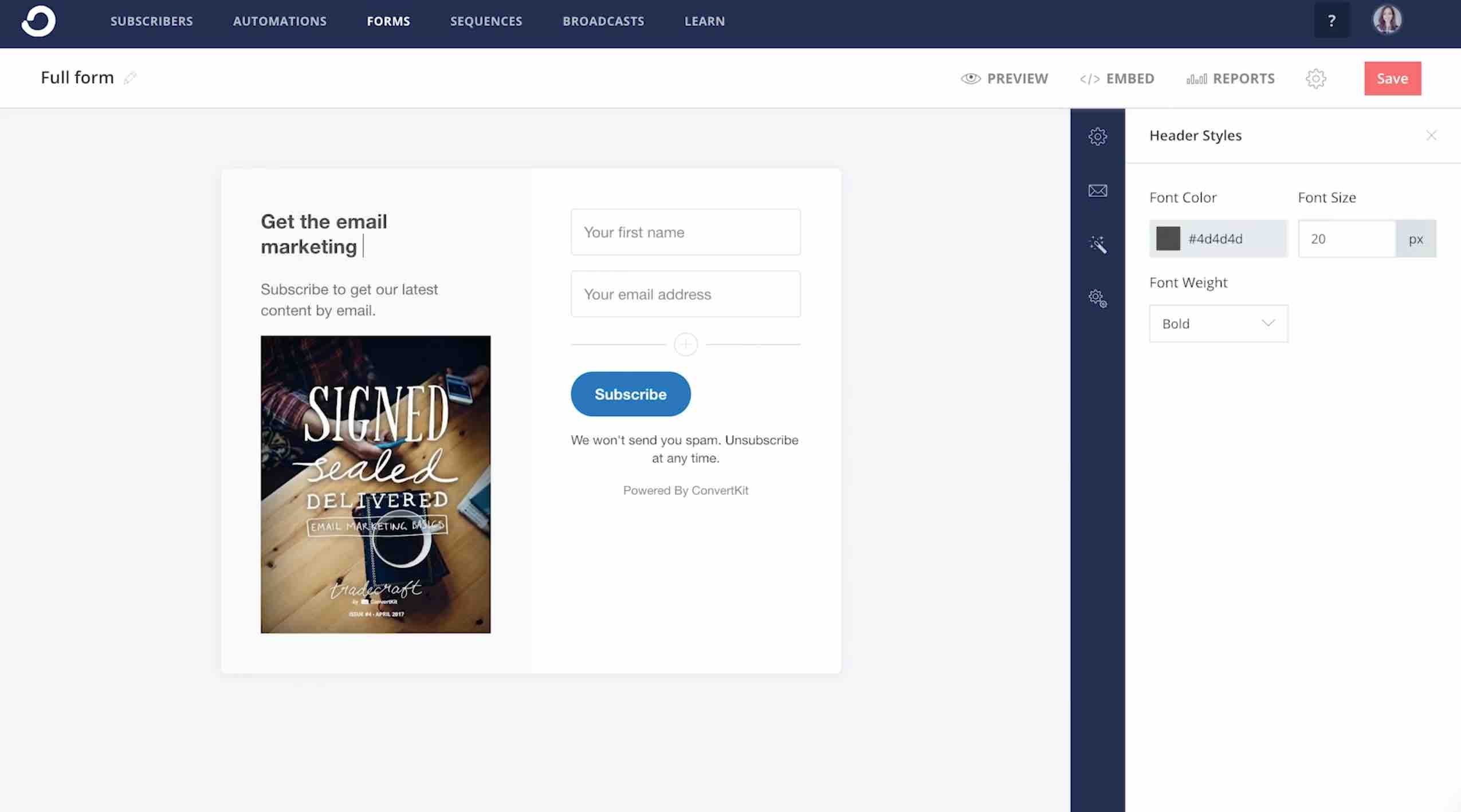 Connect with your audience