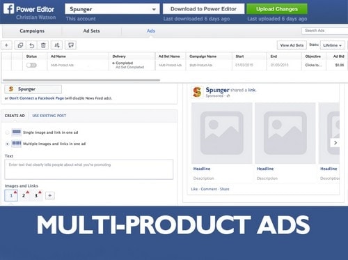 Types of facebook ads - 3