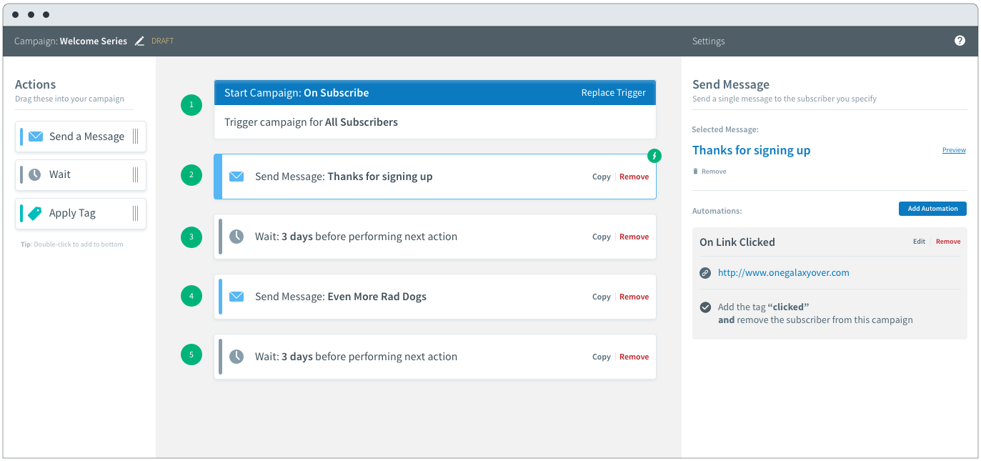 email marketing platform lets you automate