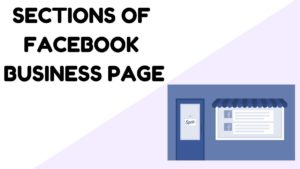 sections of Facebook business page - 9