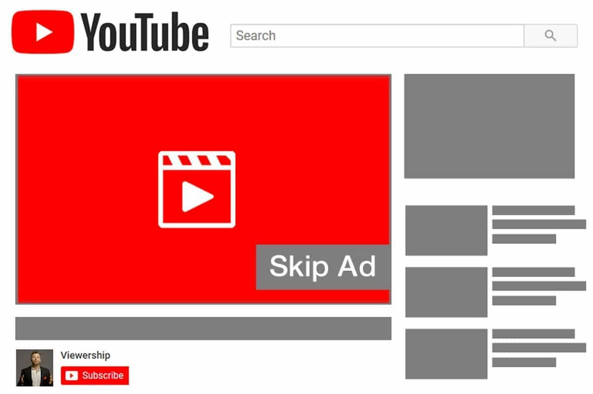 skippable video ads for youtube