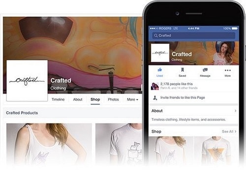 create Facebook page for ecommerce - 3