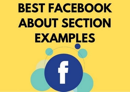 Facebook About Section Examples - 7
