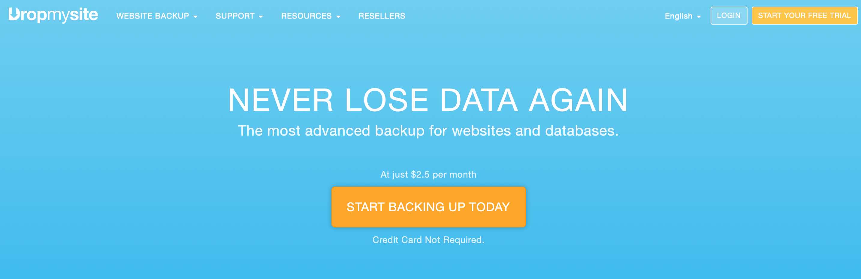 Never loss your data