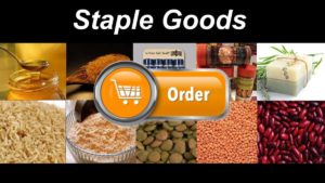 What is staple goods - 1