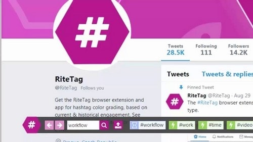 Use Ritetag to find popular hashtag