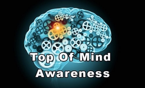 hjemmelevering Belyse butiksindehaveren Top of the Mind Awareness - Definition, Examples and Meaning