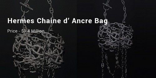 Most Expensive Handbags - Hermes Chaine’d Ancre bag