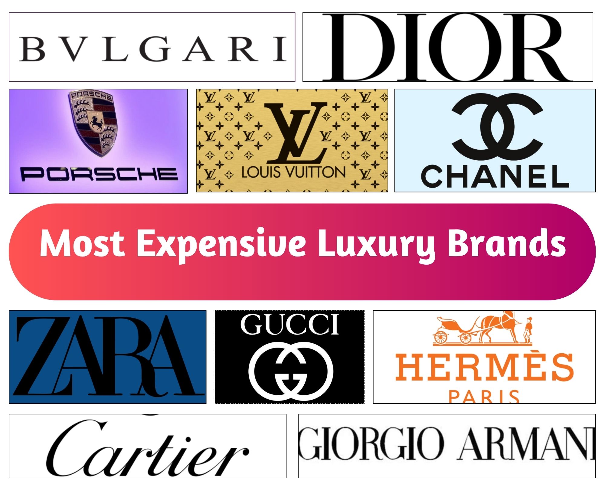 Top 14 Most Expensive Luxury Brands in 2024 | Marketing91