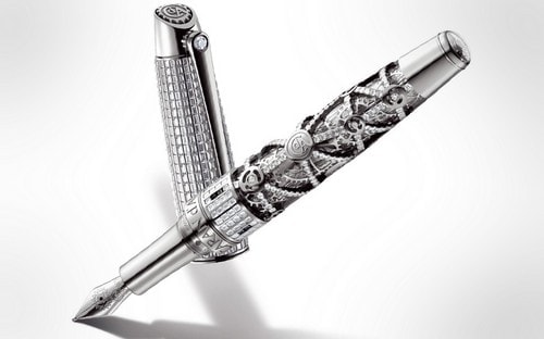 #3. Caran d’Ache 1010 Diamonds Limited Edition Fountain Pen