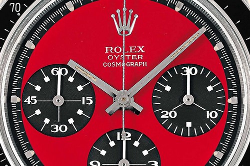 rolex daytona ferrari red